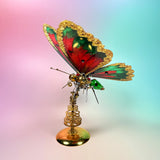 Steampunk Metal Butterfly Display Ornament for Desk, Shelf, and Holiday Decor - Victmax