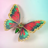 Metal Butterfly Mechanical Model Kit, 3D Steampunk DIY Insect Puzzle with 200+ Parts for Desk Decor and Collectors - Victmax