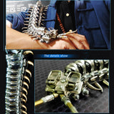 Metal Centipede Puzzle Model Kit 480PCS DIY Movable Assembly Stainless Steel Alloy Mechanical Animal Sculpture Desk Decor VICTMAX