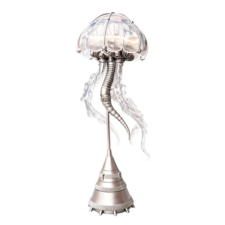 Bionic Mechanical Jellyfish Resin Statue with Glowing Tentacles and Industrial Gear Details - VICTMAX