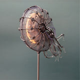 Handcrafted Mechanical Sea Snail Resin Statue with Glowing Transparent Shell and Industrial Steampunk Style - VICTMAX