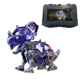 DIY Q Version Metal Dinosaur Puzzle Model Kit Red 126PCS Mechanical Dinosaur Assembly Model-Victmax