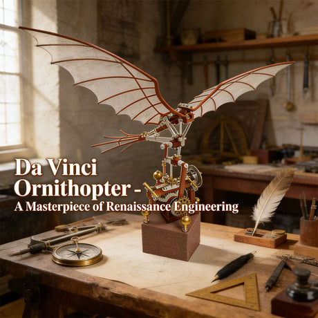 Metal Puzzle Da Vinci Flapping Wing Assembly Model Kit (243PCS)