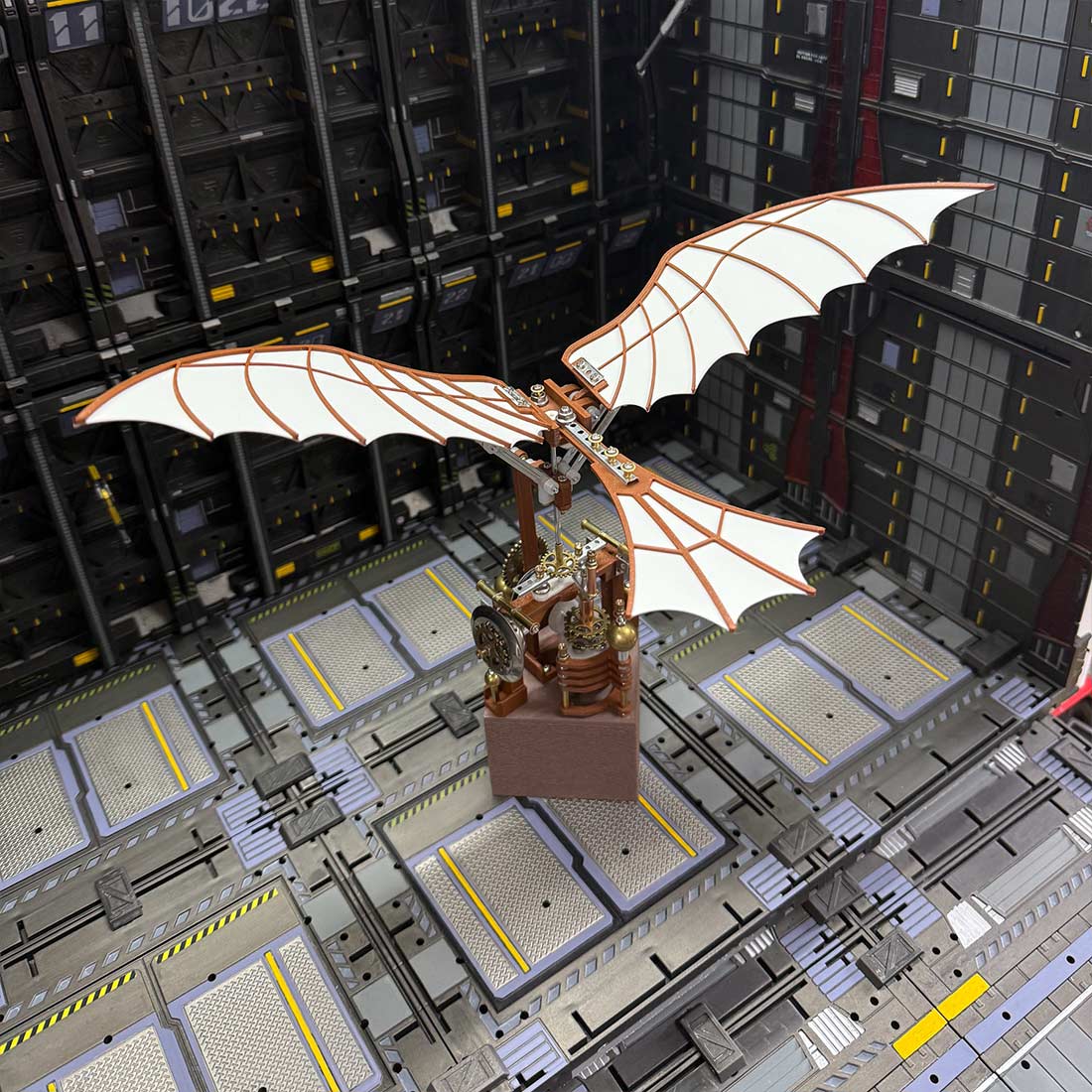 Metal Puzzle Da Vinci Flapping Wing Assembly Model Kit (243PCS)