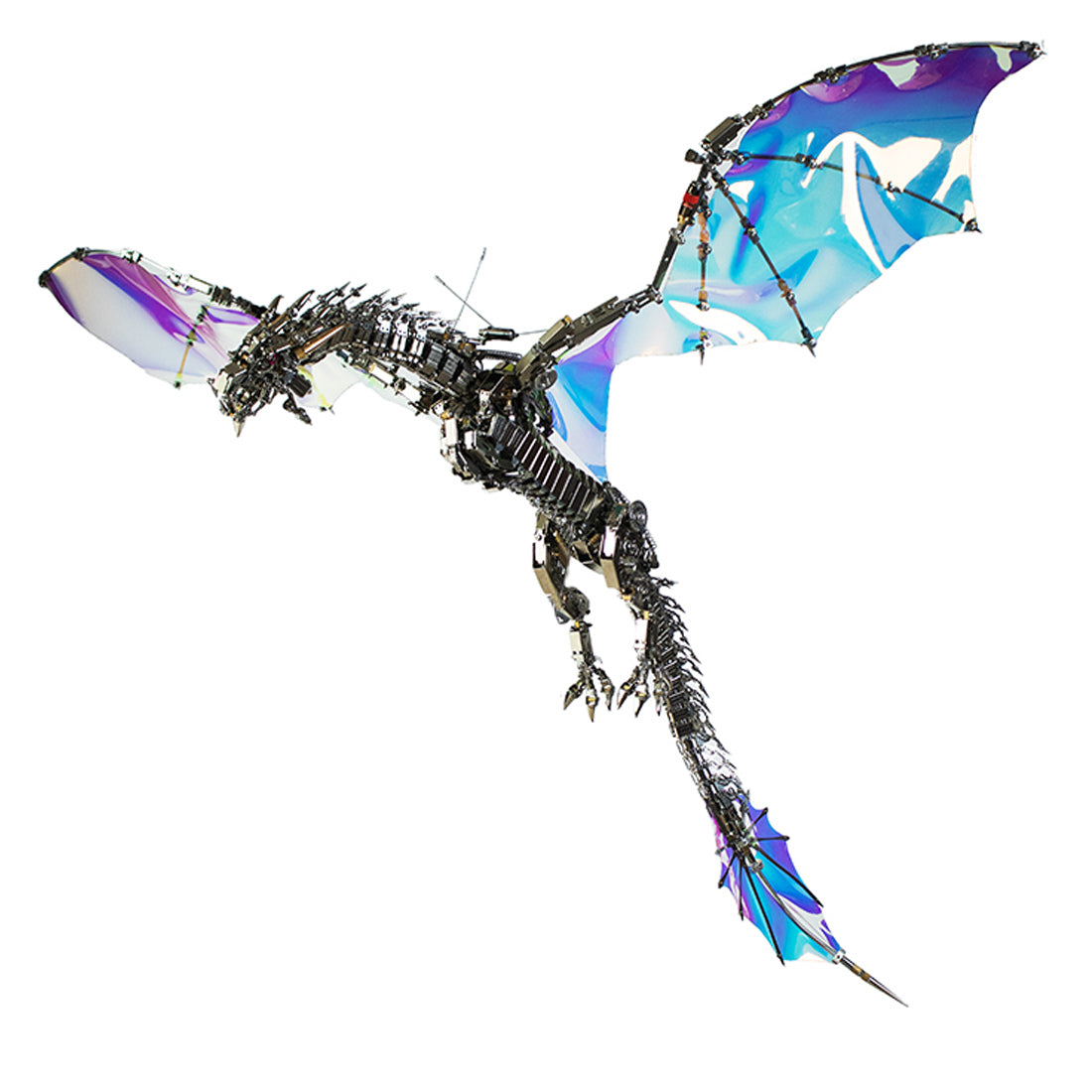 Metal Puzzle Steampunk Mechanical Dragon Animal Assembly Model Kit (3000+PCS)