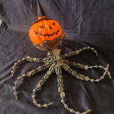 Steampunk Mechanical Octopus Metal Model Kit with Pumpkin Head, Halloween Decor, 2400+PCS DIY Assembly Sculpture with LED Lights - VICTMAX