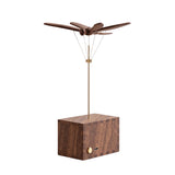 Bionic Wooden Dragonfly Automaton with Rotating Wings and USB Power - VICTMAX