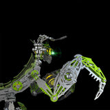 mantis mechanical model kit assembled as a metal desk sculpture - VICTMAX