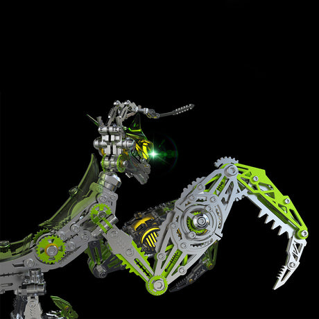 mantis mechanical model kit assembled as a metal desk sculpture - VICTMAX