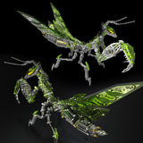 mantis mechanical model kit assembled as a metal desk sculpture - VICTMAX