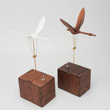 Mechanical Wooden Flying Swan Music Box Bionic Marine Biological Dynamic Model - VICTMAX