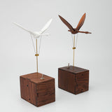 Mechanical Wooden Flying Swan Music Box Bionic Marine Biological Dynamic Model - VICTMAX