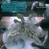 Three-Headed Mechanical Dragon Metal Model DIY Assembly Kit Victmax