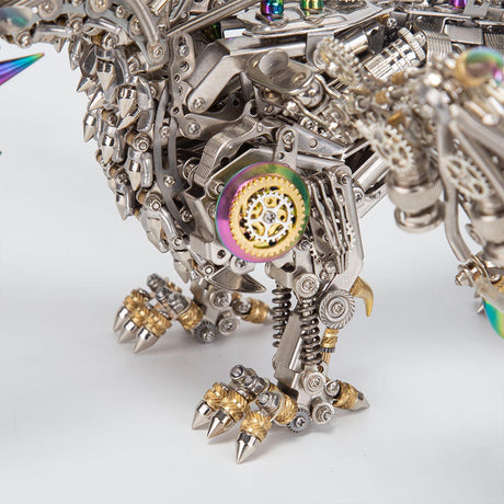 Three-Headed Mechanical Dragon Metal Model DIY Assembly Kit Victmax