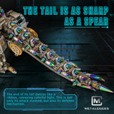 Three-Headed Mechanical Dragon Metal Model DIY Assembly Kit Victmax