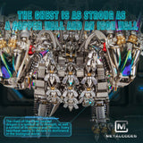 Three-Headed Mechanical Dragon Metal Model DIY Assembly Kit Victmax