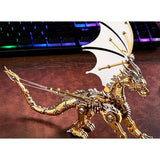 Mechanical Pterosaur Metal Model Kit 313+PCS Stainless Steel DIY Assembly Winged Creature Sculpture Display VICTMAX