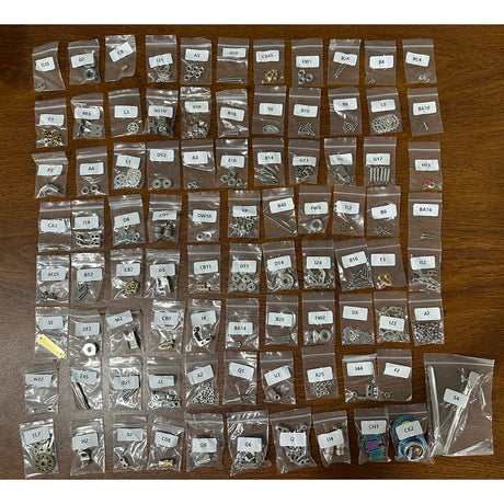 3D Mechanical Rabbit Puzzle Set 500PCS DIY Assembly Metal Model Punk Style Collectible Figurine Display VICTMAX
