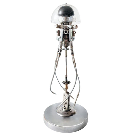 3D Mechanical Jellyfish Puzzle Kit  250+PCS Metal Steampunk Ocean Creature Model DIY Assembly Display VICTMAX