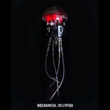 3D Mechanical Jellyfish Puzzle Kit  250+PCS Metal Steampunk Ocean Creature Model DIY Assembly Display VICTMAX
