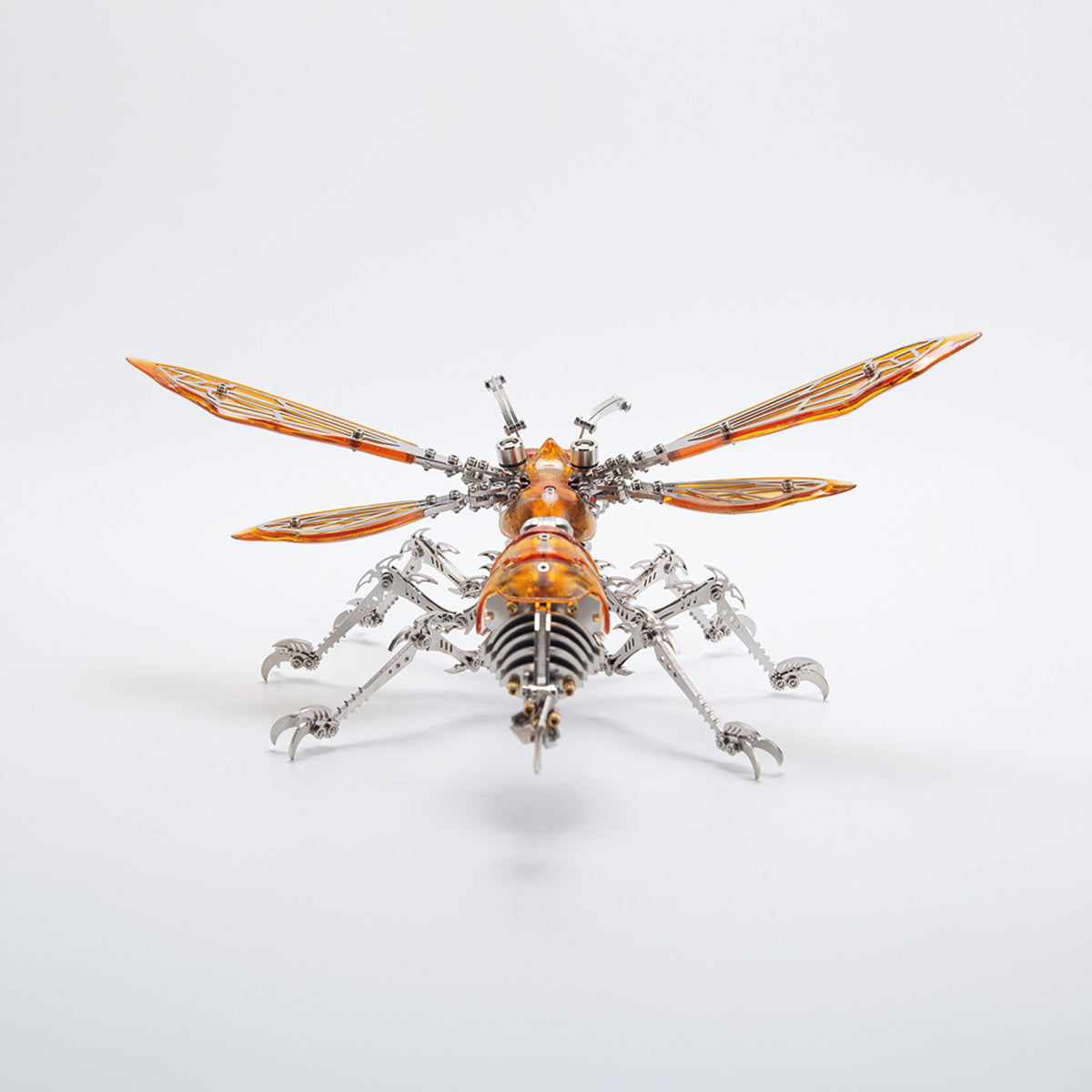 DIY Metal Wasp Model Kit 420+PCS Mechanical Insect Sculpture Steampunk Desk Decor Collectible VICTMAX