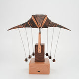 Wooden Manta Ray Bionic Marine Biological Dynamic Model, Desktop Relaxation Decor - VICTMAX