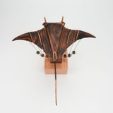 Wooden Manta Ray Bionic Marine Biological Dynamic Model, Desktop Relaxation Decor - VICTMAX