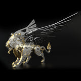 3D Metal Bai Hu Tiger Puzzle Model - Victmax 
