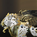 3D Metal Bai Hu Tiger Puzzle Model - Victmax 