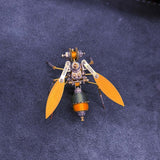 3D Metal Robotic Scarab Beetle Model Kit 118PCS Bionic Metal Insect Assembly Sculpture - VICTMAX