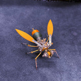 3D Metal Robotic Scarab Beetle Model Kit 118PCS Bionic Metal Insect Assembly Sculpture - VICTMAX