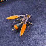 3D Metal Robotic Scarab Beetle Model Kit 118PCS Bionic Metal Insect Assembly Sculpture - VICTMAX