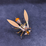 3D Metal Robotic Scarab Beetle Model Kit 118PCS Bionic Metal Insect Assembly Sculpture - VICTMAX