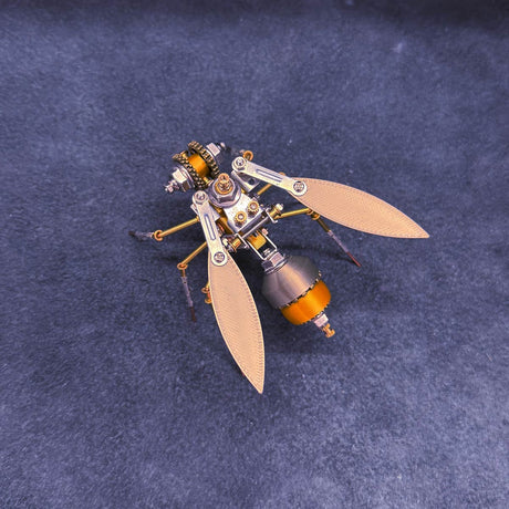 3D Metal Robotic Scarab Beetle Model Kit 118PCS Bionic Metal Insect Assembly Sculpture - VICTMAX