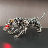 3D Metal Leopard Model Kit 1000PCS DIY Steampunk Mechanical Animal Assembly - VICTMAX