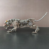 3D Metal Leopard Model Kit 1000PCS DIY Steampunk Mechanical Animal Assembly - VICTMAX