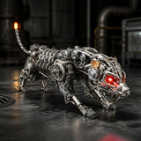 3D Metal Leopard Model Kit 1000PCS DIY Steampunk Mechanical Animal Assembly - VICTMAX