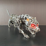 3D Metal Leopard Model Kit 1000PCS DIY Steampunk Mechanical Animal Assembly - VICTMAX