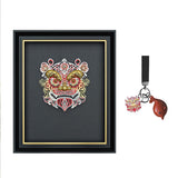 Metal Mythical Beast Puzzle Kit 237PCS Stainless Steel DIY Assembly Model with Decorative Frame - VICTMAX
