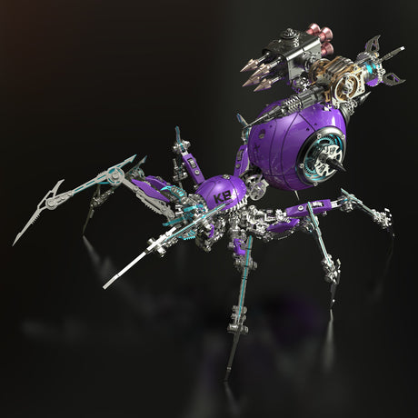 3D Metal War Spider Model Kit 602PCS Steampunk Mechanical Assembly- VICTMAX