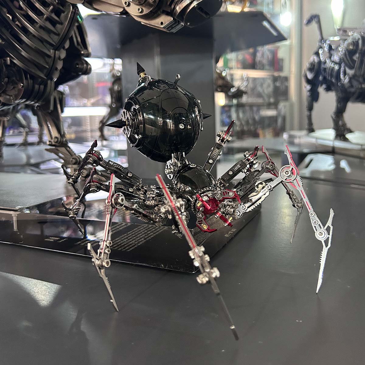 3D Metal War Spider Model Kit 602PCS Steampunk Mechanical Assembly- VICTMAX