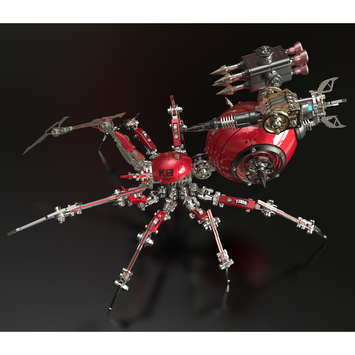 3D Metal War Spider Model Kit 602PCS Steampunk Mechanical Assembly- VICTMAX