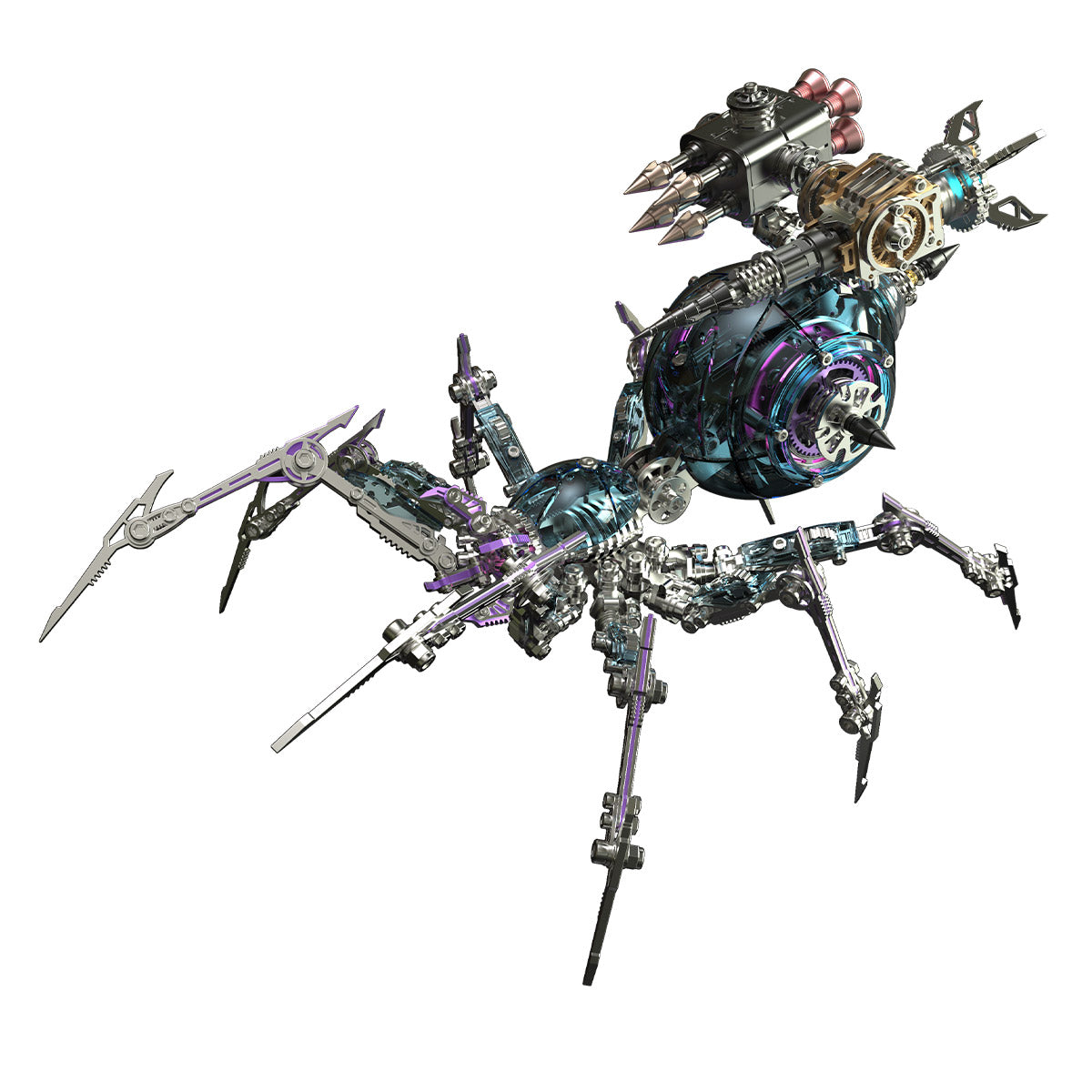 3D Metal War Spider Model Kit 602PCS Steampunk Mechanical Assembly- VICTMAX