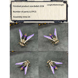 DIY mechanical wasp insect assembly model with precision metal parts - VICTMAX