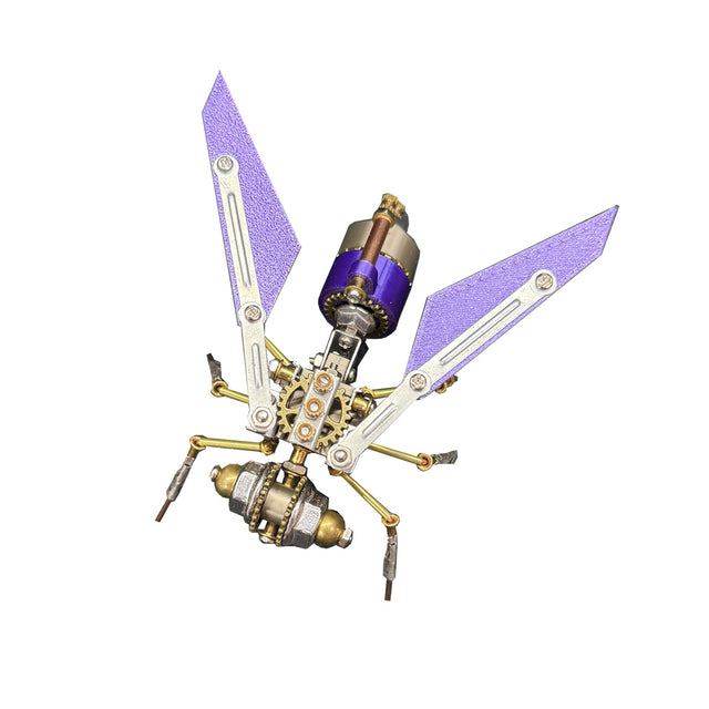 DIY mechanical wasp insect assembly model with precision metal parts - VICTMAX