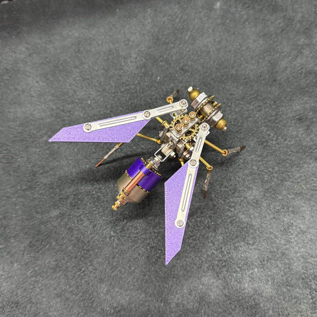 DIY mechanical wasp insect assembly model with precision metal parts - VICTMAX