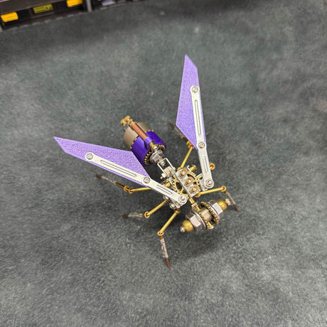 DIY mechanical wasp insect assembly model with precision metal parts - VICTMAX