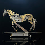3D Metal Mechanical Horse DIY Assembly Puzzle Kit - VICTMAX