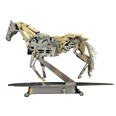 3D Metal Mechanical Horse DIY Assembly Puzzle Kit - VICTMAX