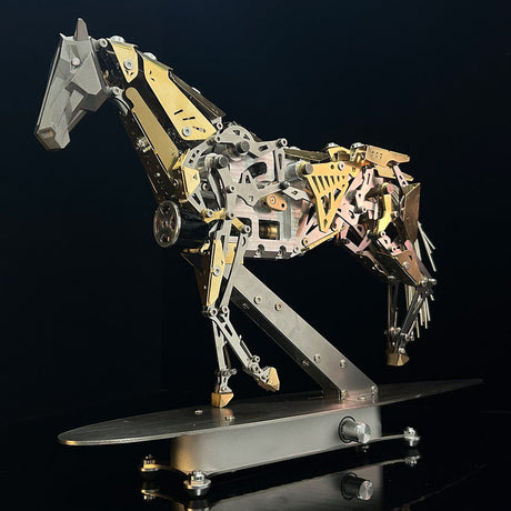 3D Metal Mechanical Horse DIY Assembly Puzzle Kit - VICTMAX